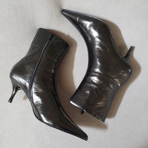 Jeffrey Campbell Sindee Boots in Black Size 8.5 JCAM-WZ1687 Kitten Heels - Picture 5 of 14